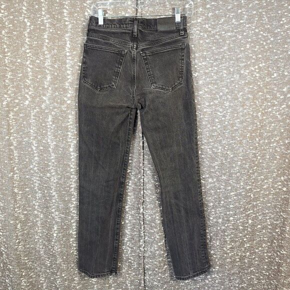 Mango MNG Black Wash Denim Jeans 5 Button Fly Women's 4 - Picture 6 of 12